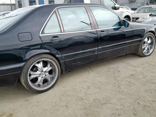 WDBGA51G1VA363377 - 1997 MERCEDES-BENZ S 500 BLACK photo 9