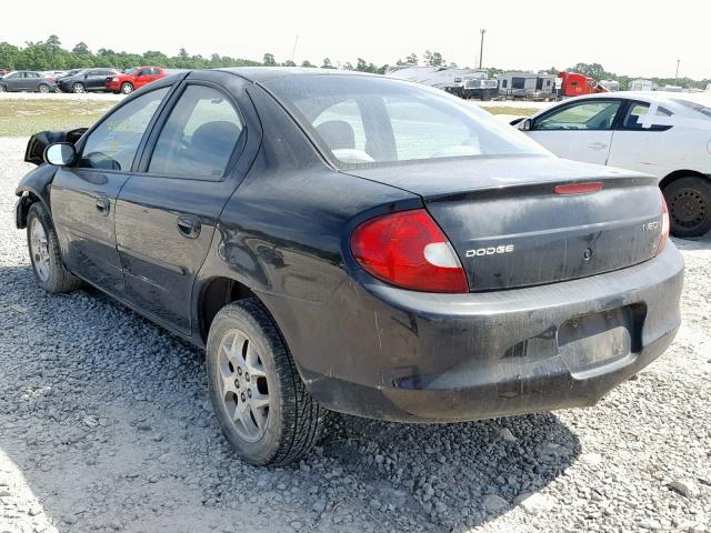 1B3ES46C9YD643929 - 2000 DODGE NEON BASE BLACK photo 3