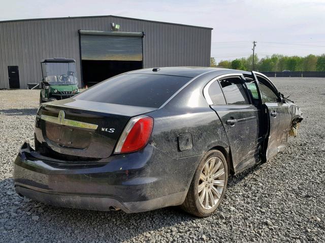 1LNHL9DR3BG608396 - 2011 LINCOLN MKS BLACK photo 4