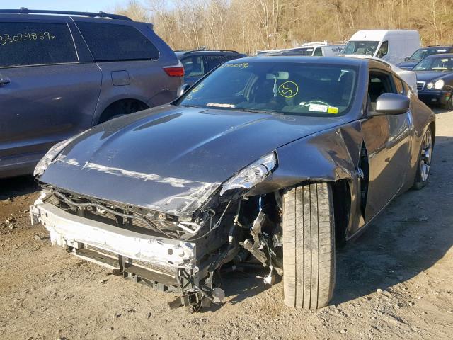 JN1AZ4EH4EM630381 - 2014 NISSAN 370Z BASE GRAY photo 2