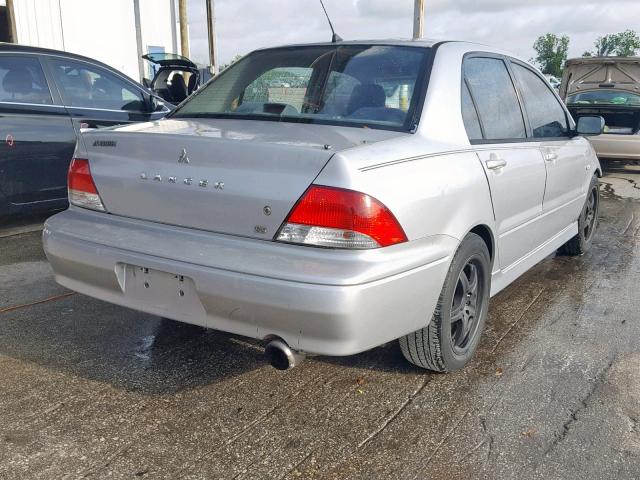 JA3AJ26E53U115043 - 2003 MITSUBISHI LANCER ES SILVER photo 4