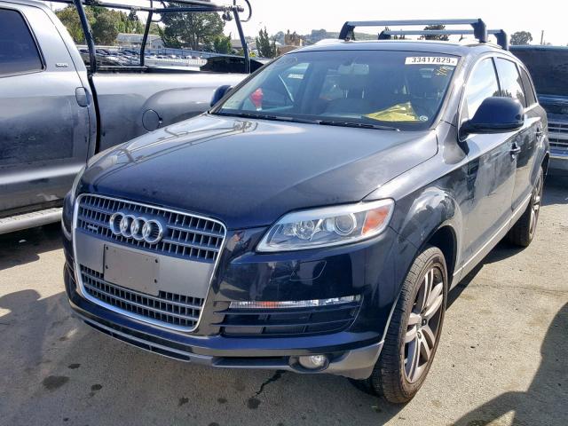 WA1AV74L27D041357 - 2007 AUDI Q7 4.2 QUA BLACK photo 2