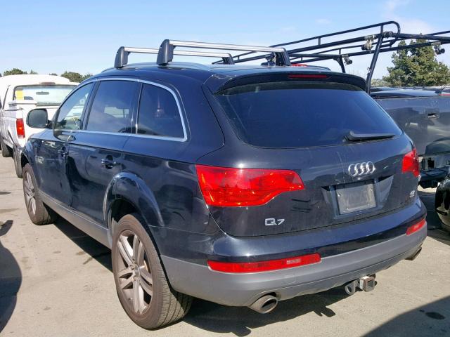 WA1AV74L27D041357 - 2007 AUDI Q7 4.2 QUA BLACK photo 3