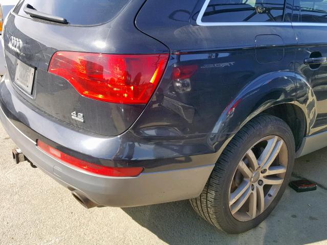 WA1AV74L27D041357 - 2007 AUDI Q7 4.2 QUA BLACK photo 9