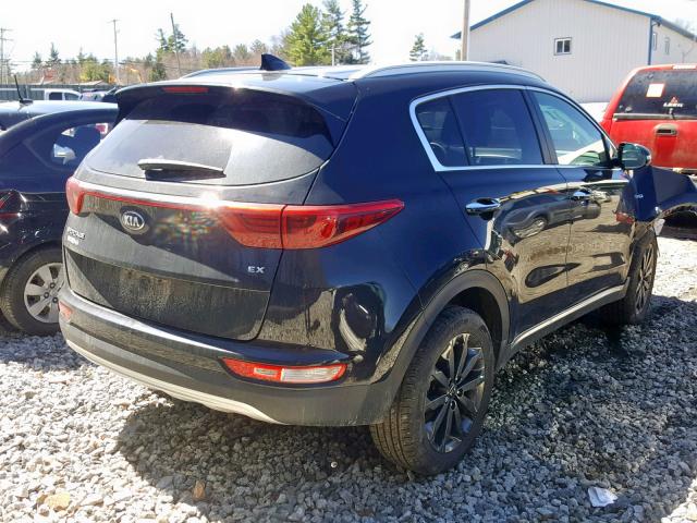 KNDPNCAC5K7526421 - 2019 KIA SPORTAGE E BLACK photo 4