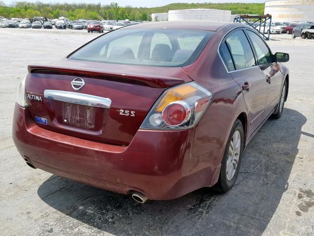 1N4AL2AP5CN536717 - 2012 NISSAN ALTIMA BAS MAROON photo 4