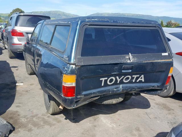 4TARN81A6RZ310057 - 1994 TOYOTA PICKUP 1/2 GREEN photo 3