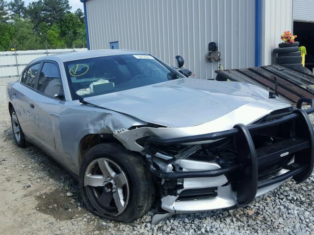 2C3CDXAT8FH928764 - 2015 DODGE CHARGER PO WHITE photo 1