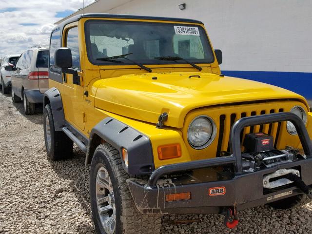 1J4FA49S46P727090 - 2006 JEEP WRANGLER / YELLOW photo 1