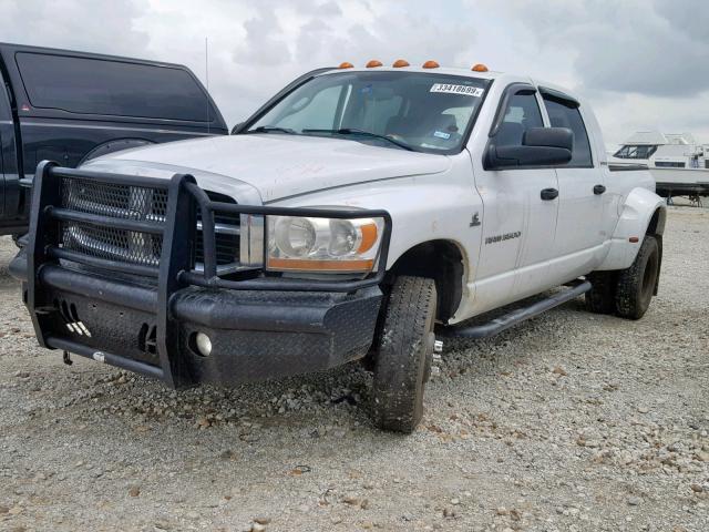 3D7MX49C46G276919 - 2006 DODGE RAM 3500 WHITE photo 2