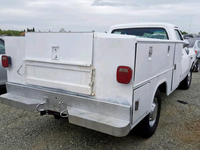 1B6ME3658PS247194 - 1993 DODGE D-SERIES D WHITE photo 4