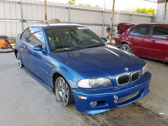 WBSBL93422JR18261 - 2002 BMW M3 BLUE photo 1