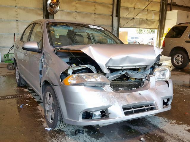 KL1TD56608B106353 - 2008 CHEVROLET AVEO BASE Gümüş foto 1