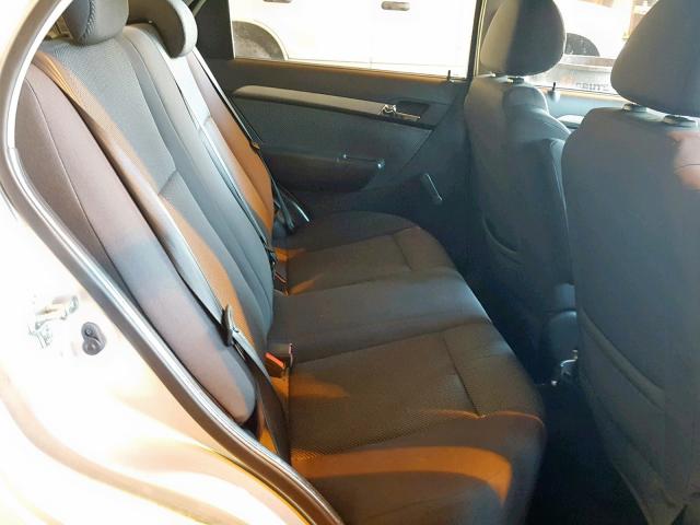 KL1TD56608B106353 - 2008 CHEVROLET AVEO BASE Gümüş foto 6