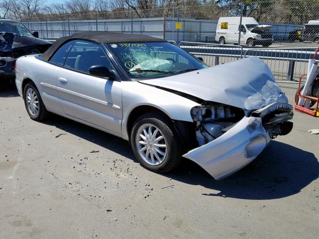 1C3EL55R92N315598 - 2002 CHRYSLER SEBRING LX SILVER photo 1