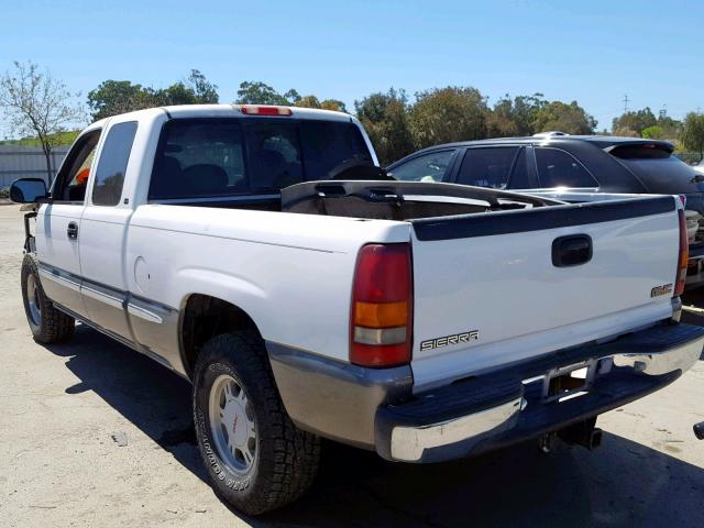 2GTEK19TXY1196550 - 2000 GMC NEW SIERRA WHITE photo 3