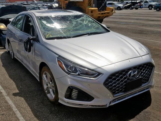 5NPE34AF1JH682995 - 2018 HYUNDAI SONATA SPO SILVER photo 1