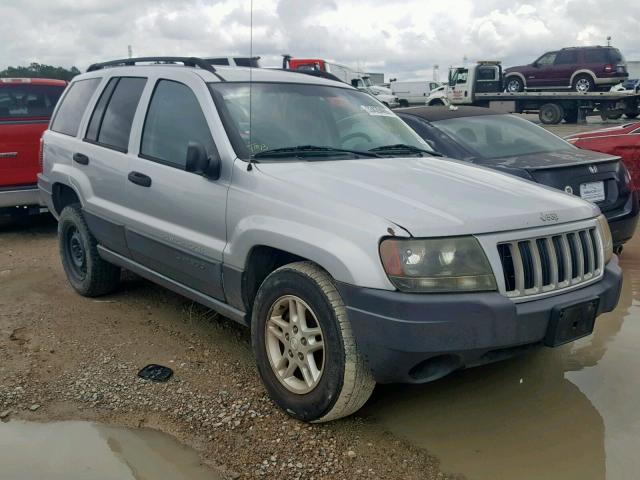 1J4GX48S64C224864 - 2004 JEEP GRAND CHER SILVER photo 1