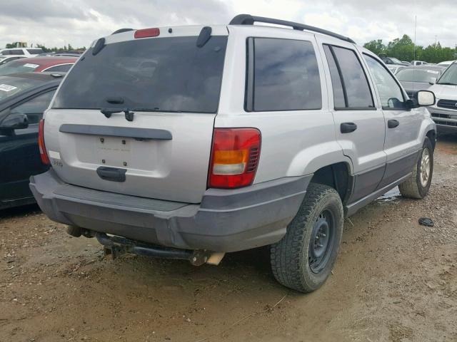 1J4GX48S64C224864 - 2004 JEEP GRAND CHER SILVER photo 4