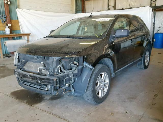 2FMDK46C27BA65196 - 2007 FORD EDGE SE BLACK photo 2