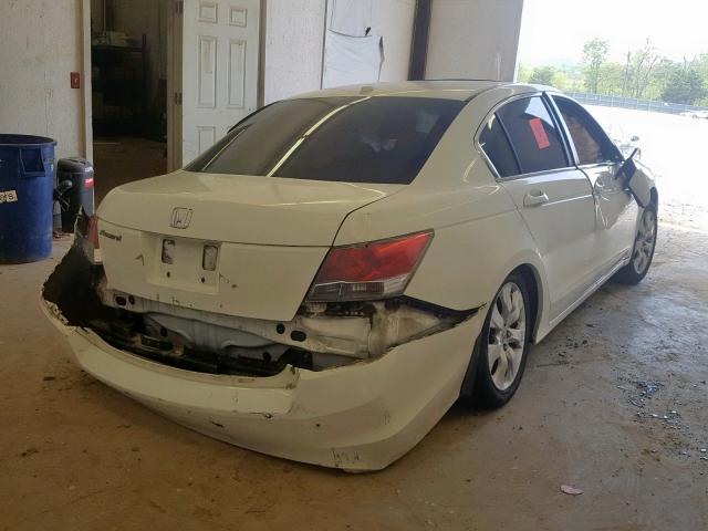 JHMCP268X8C041889 - 2008 HONDA ACCORD EXL WHITE photo 4