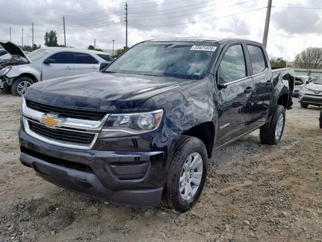 1GCGSCEN6K1239306 - 2019 CHEVROLET COLORADO L BLACK photo 2