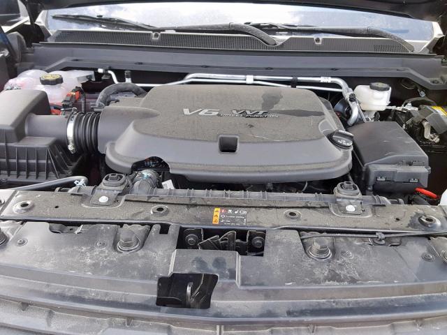 1GCGSCEN6K1239306 - 2019 CHEVROLET COLORADO L BLACK photo 7