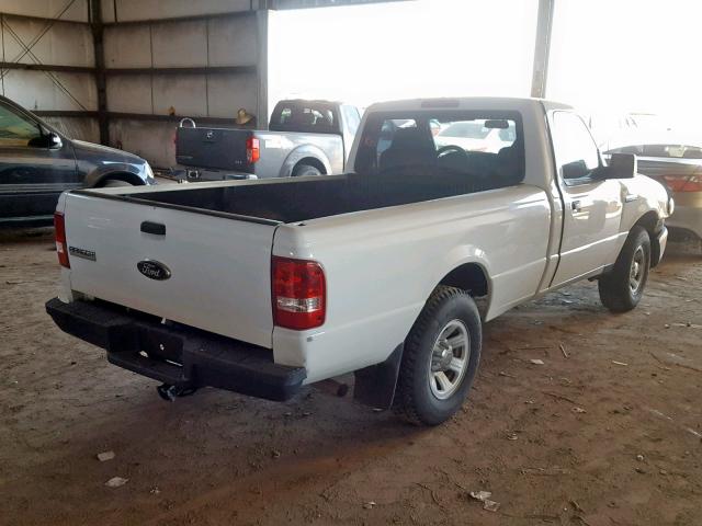 1FTYR10U58PA85082 - 2008 FORD RANGER WHITE photo 4