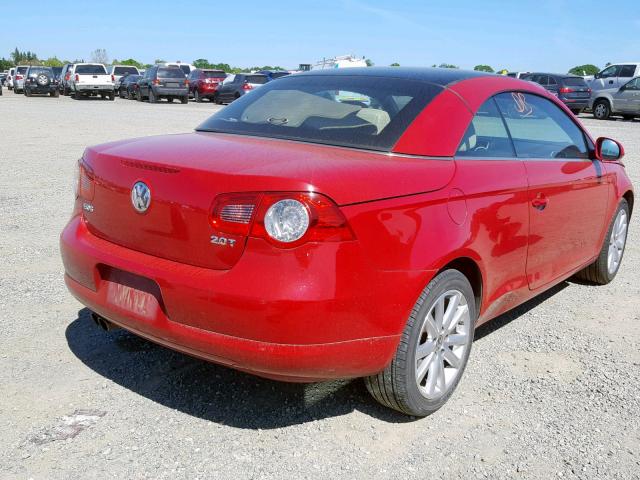 WVWFA71F07V011743 - 2007 VOLKSWAGEN EOS 2.0T L WHITE photo 4