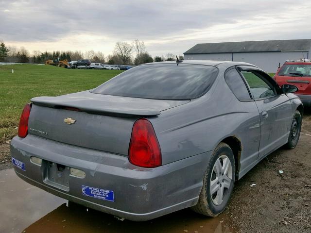 2G1WJ15K569276057 - 2006 CHEVROLET MONTE CARL GRAY photo 4