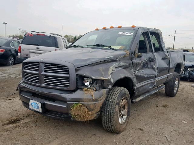 3D7KU28C44G273795 - 2004 DODGE RAM 2500 S გრაფიტი ფოტო 2