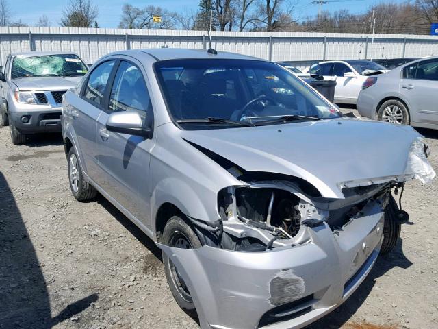 KL1TD56E59B631465 - 2009 CHEVROLET AVEO LS SILVER photo 1