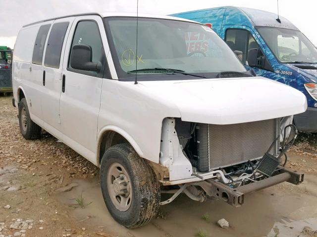 1GCZGFAA6A1172820 - 2010 CHEVROLET EXPRESS G2 WHITE photo 1