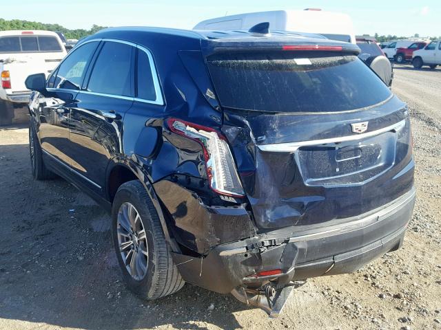 1GYKNBRS0HZ115516 - 2017 CADILLAC XT5 LUXURY BLUE photo 3