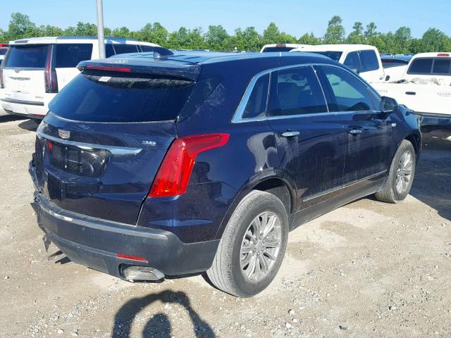 1GYKNBRS0HZ115516 - 2017 CADILLAC XT5 LUXURY BLUE photo 4