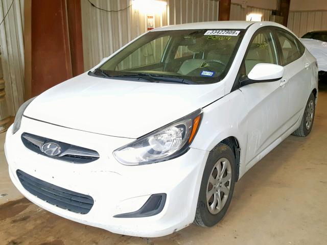 KMHCT4AE0CU188209 - 2012 HYUNDAI ACCENT GLS WHITE photo 2