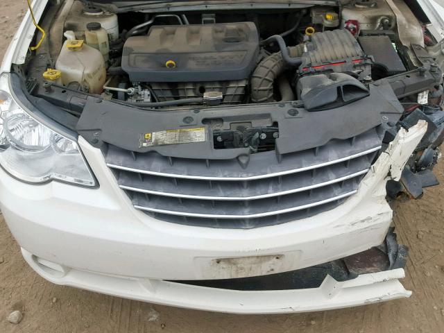 1C3CC4FBXAN168290 - 2010 CHRYSLER SEBRING TO WHITE photo 7