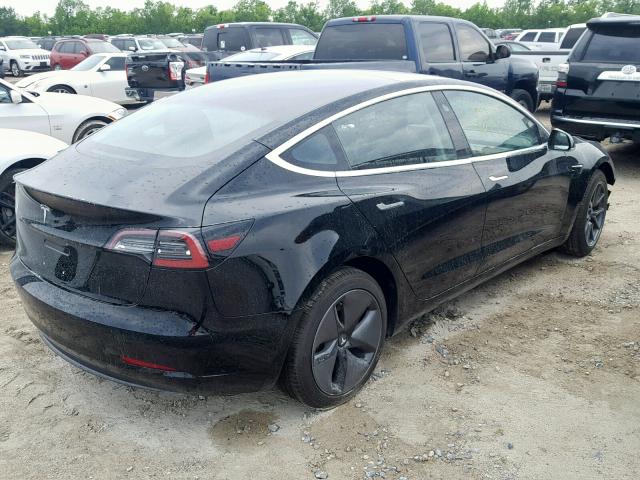 5YJ3E1EA3JF122845 - 2018 TESLA MODEL 3 BLACK photo 4