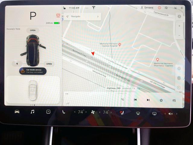 5YJ3E1EA3JF122845 - 2018 TESLA MODEL 3 BLACK photo 9