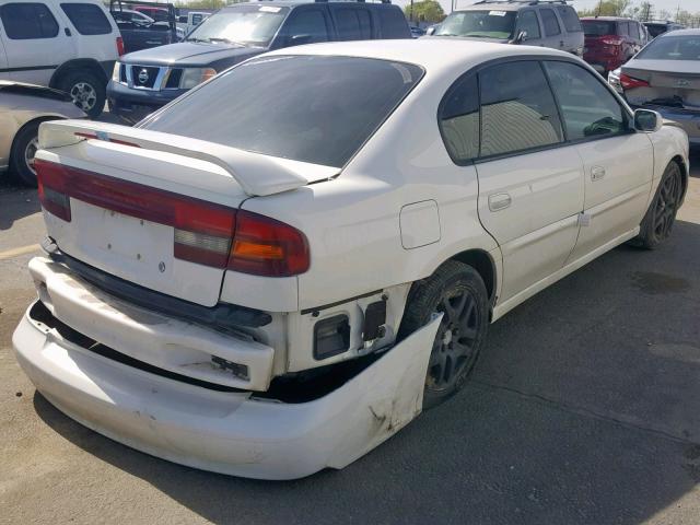 4S3BE625647206667 - 2004 SUBARU LEGACY L S WHITE photo 4