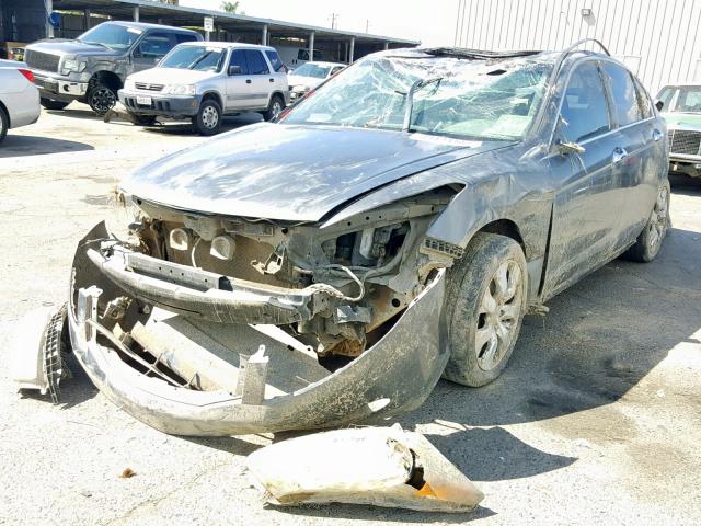 1HGCP36868A032191 - 2008 HONDA ACCORD EXL SILVER photo 2