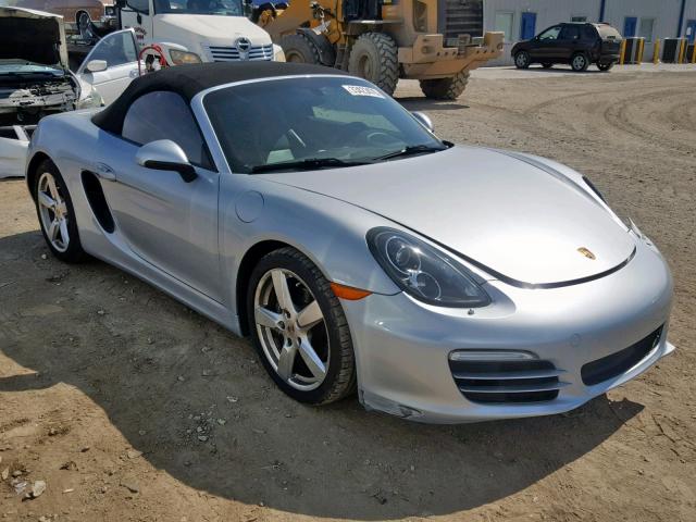 WP0CA2A80ES120967 - 2014 PORSCHE BOXSTER SILVER photo 1