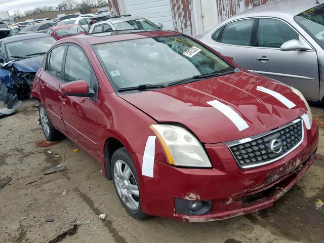 3N1AB61E27L664179 - 2007 NISSAN SENTRA 2.0 BURGUNDY photo 1