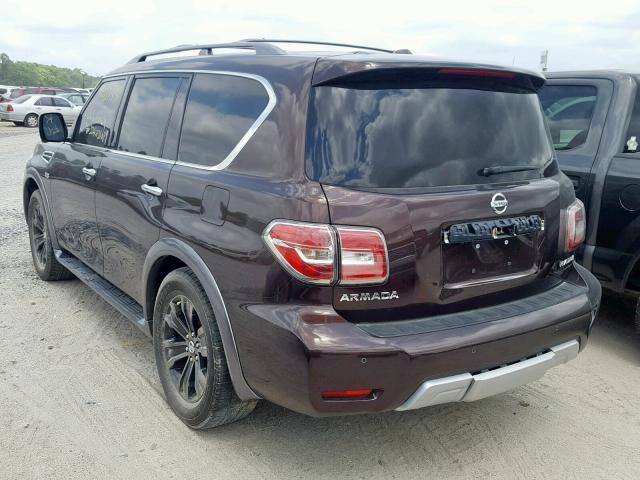 JN8AY2NF9H9300086 - 2017 NISSAN ARMADA PLA BROWN photo 3