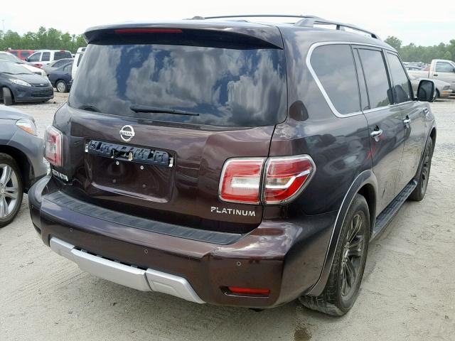 JN8AY2NF9H9300086 - 2017 NISSAN ARMADA PLA BROWN photo 4