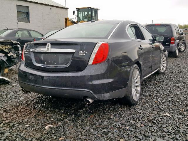 1LNHL9ER5CG805473 - 2012 LINCOLN MKS BLACK photo 4