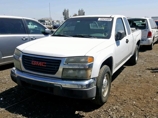 1GTCS196368246457 - 2006 GMC CANYON WHITE photo 2