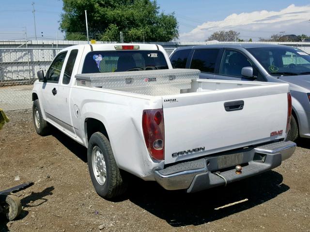 1GTCS196368246457 - 2006 GMC CANYON WHITE photo 3