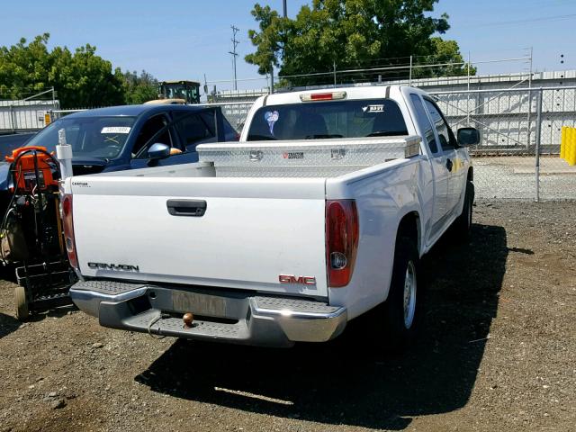 1GTCS196368246457 - 2006 GMC CANYON WHITE photo 4