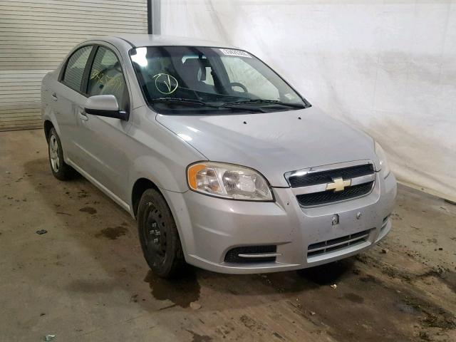 KL1TD5DE9AB126679 - 2010 CHEVROLET AVEO LS SILVER photo 1